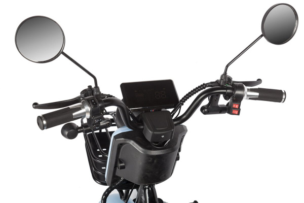 Пассажирский электротрицикл Rutrike (Рутрайк) Gelbert Vega 48V/60V 600Вт Фиолетовый | Мототека